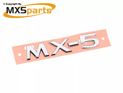 MX5 MX-5 Rear Boot Bumper Badge Emblem Logo Genuine Mazda MX5 Mk4 & RF 2019> • £18.41